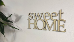 Napis na Ścianę Sweet Home